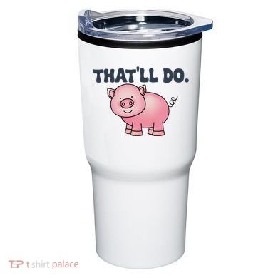 ThatLl Do Awesome Farm Pig Design Tumbler