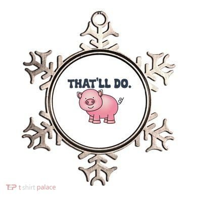 ThatLl Do Awesome Farm Pig Design Ornament