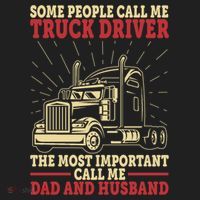Trucker Dad And Husband People Call Me Truck Driver Big Rig Gift Hat thumb 2