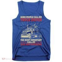 Trucker Dad And Husband People Call Me Truck Driver Big Rig Gift Tank Top thumb 0