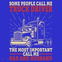 Trucker Dad And Husband People Call Me Truck Driver Big Rig Gift Visor thumb 3