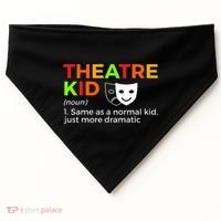 Theatre Definition Actor USA-Made Doggie Bandana thumb 0