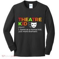 Theatre Definition Actor Kids Long Sleeve Shirt thumb 0