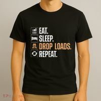 Truck Driver Art Dad Trucking Mechanic Trucker T-Shirt thumb 3