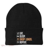 Truck Driver Art Dad Trucking Mechanic Trucker Beanie thumb 0