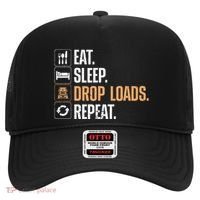 Truck Driver Art Dad Trucking Mechanic Trucker Hat thumb 0
