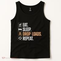 Truck Driver Art Dad Trucking Mechanic Trucker Tank Top thumb 2
