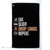 Truck Driver Art Dad Trucking Mechanic Trucker Golf Towel thumb 0