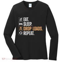 Truck Driver Art Dad Trucking Mechanic Trucker Women's Long Sleeve Shirt thumb 0