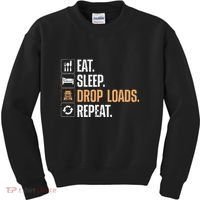 Truck Driver Art Dad Trucking Mechanic Trucker Kids Sweatshirt thumb 0