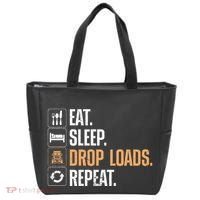 Truck Driver Art Dad Trucking Mechanic Trucker Tote Bag thumb 0