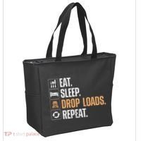 Truck Driver Art Dad Trucking Mechanic Trucker Tote Bag thumb 2