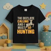 The Deer Are Calling So I Must Go Hunting Toddler T-Shirt thumb 3