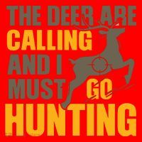 The Deer Are Calling So I Must Go Hunting Santa Hat thumb 1