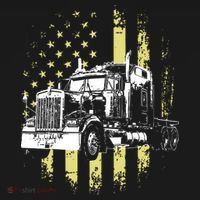 Truck Driver American Flag Trucker Gift Sweatshirt thumb 3
