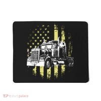 Truck Driver American Flag Trucker Gift Mousepad thumb 0