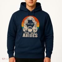 The Dad Abides Funny Fathers Day Retro Hoodie thumb 2