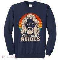 The Dad Abides Funny Fathers Day Retro Sweatshirt thumb 0