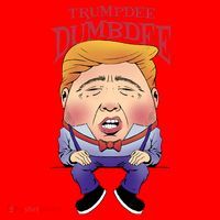 Trumpdee Dumbdee Anti Trump Funny Santa Hat thumb 1