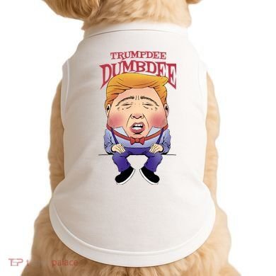 Trumpdee Dumbdee Anti Trump Funny Doggie Tank