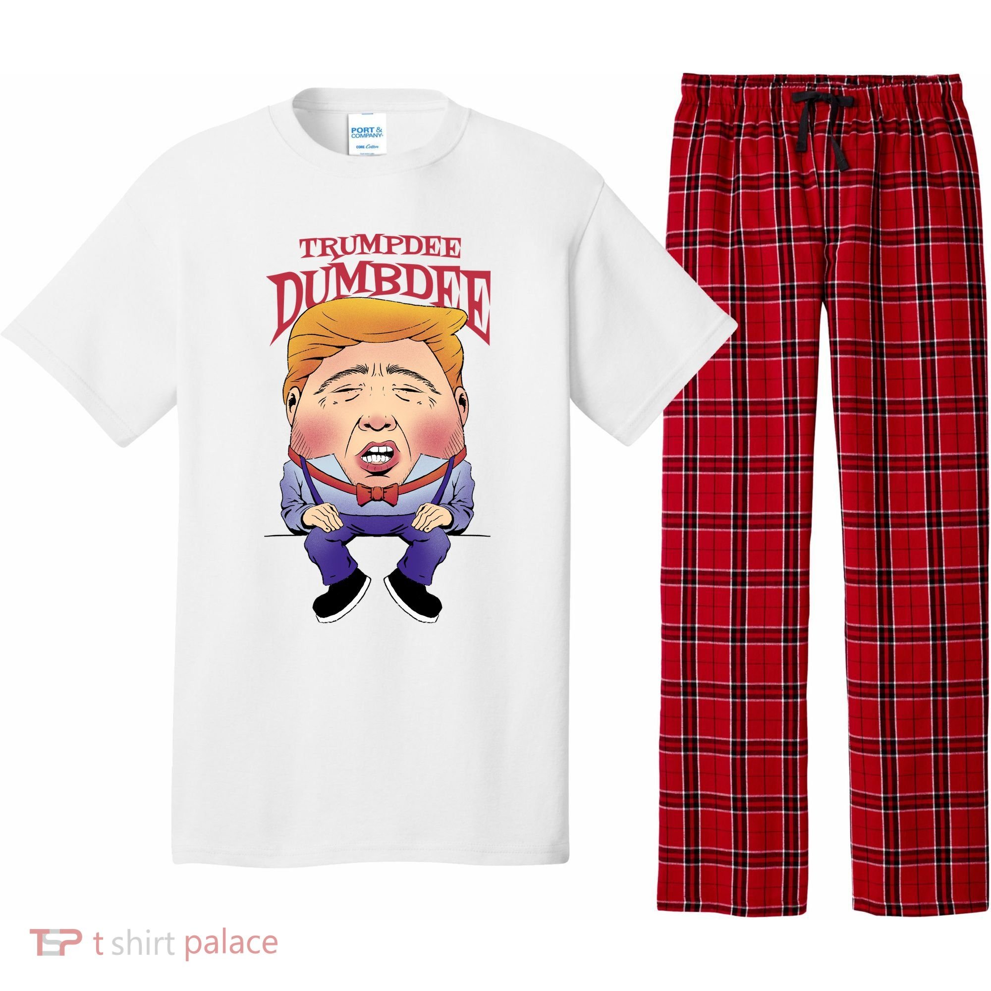 Trumpdee Dumbdee Anti Trump Funny Pajama Set