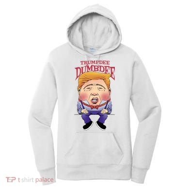 Trumpdee Dumbdee Anti Trump Funny Women's Hoodie