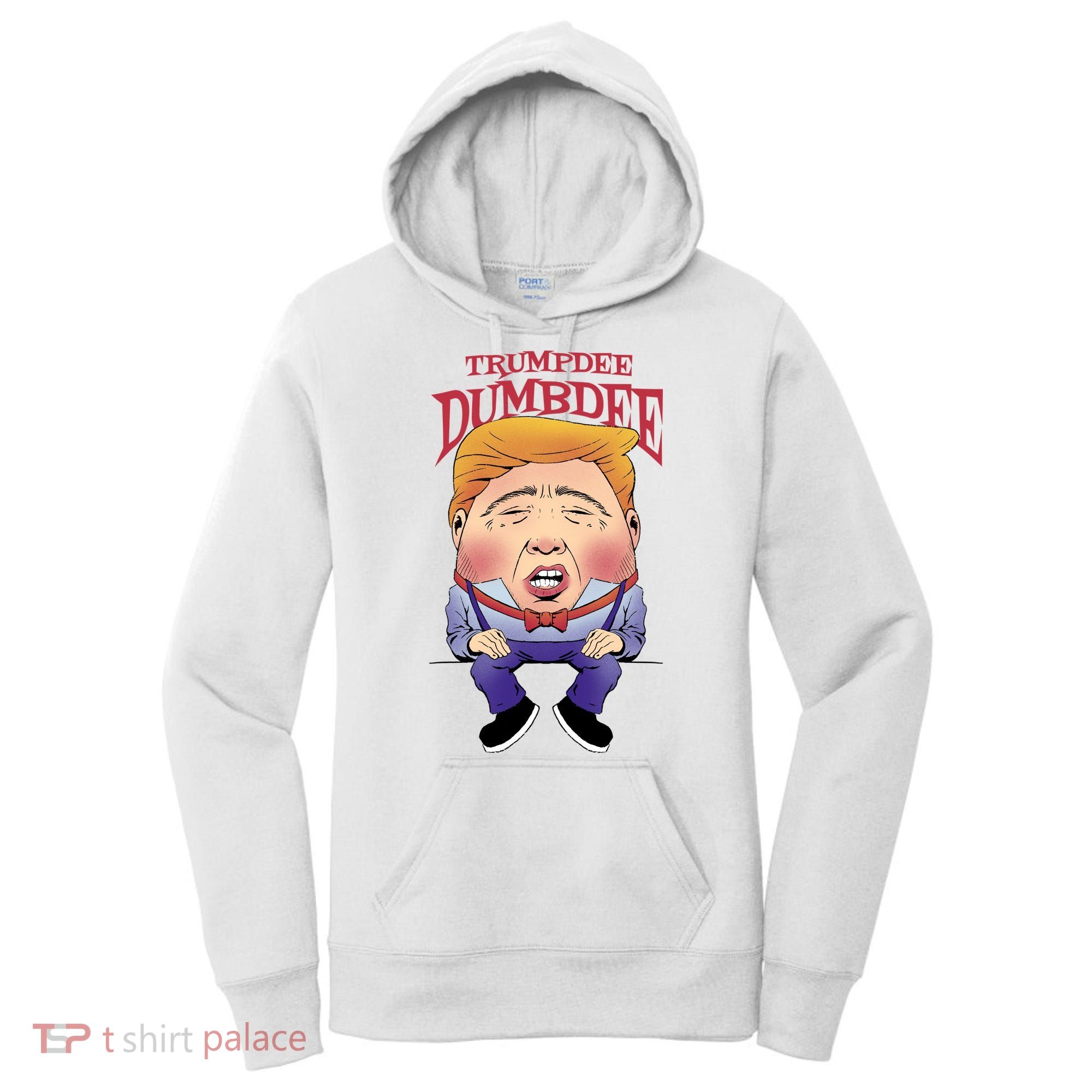 Trumpdee Dumbdee Anti Trump Funny Women's Hoodie