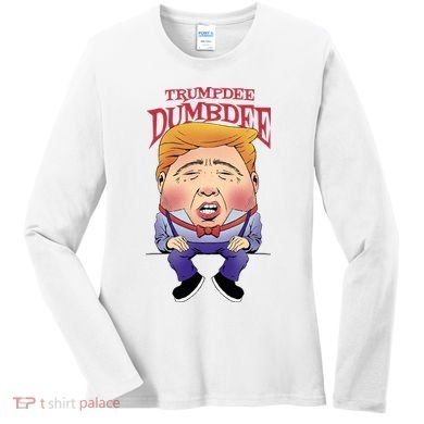 Trumpdee Dumbdee Anti Trump Funny Women's Long Sleeve Shirt