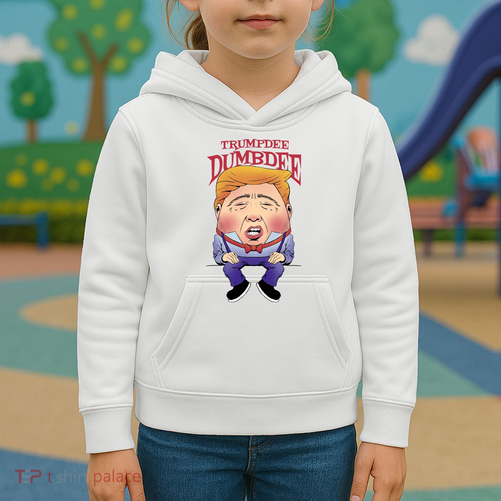 Trumpdee Dumbdee Anti Trump Funny Kids Hoodie
