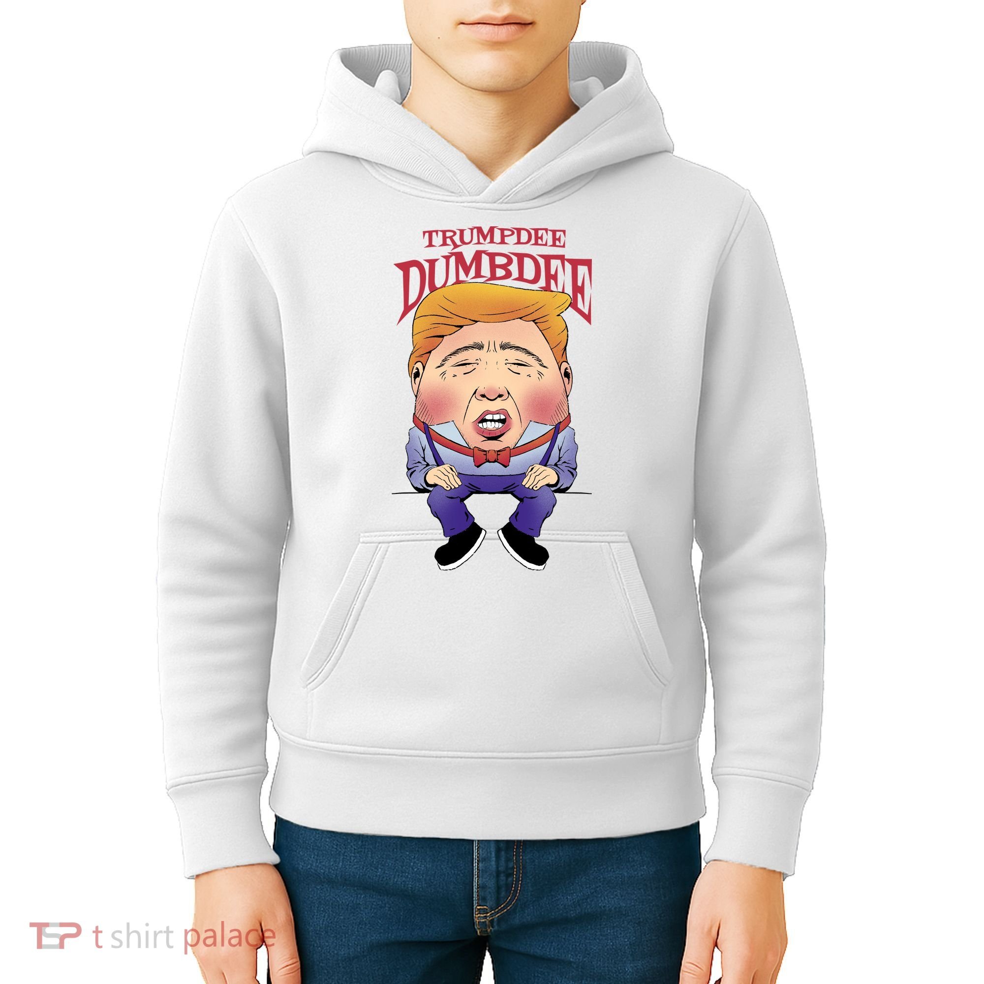 Trumpdee Dumbdee Anti Trump Funny Kids Hoodie