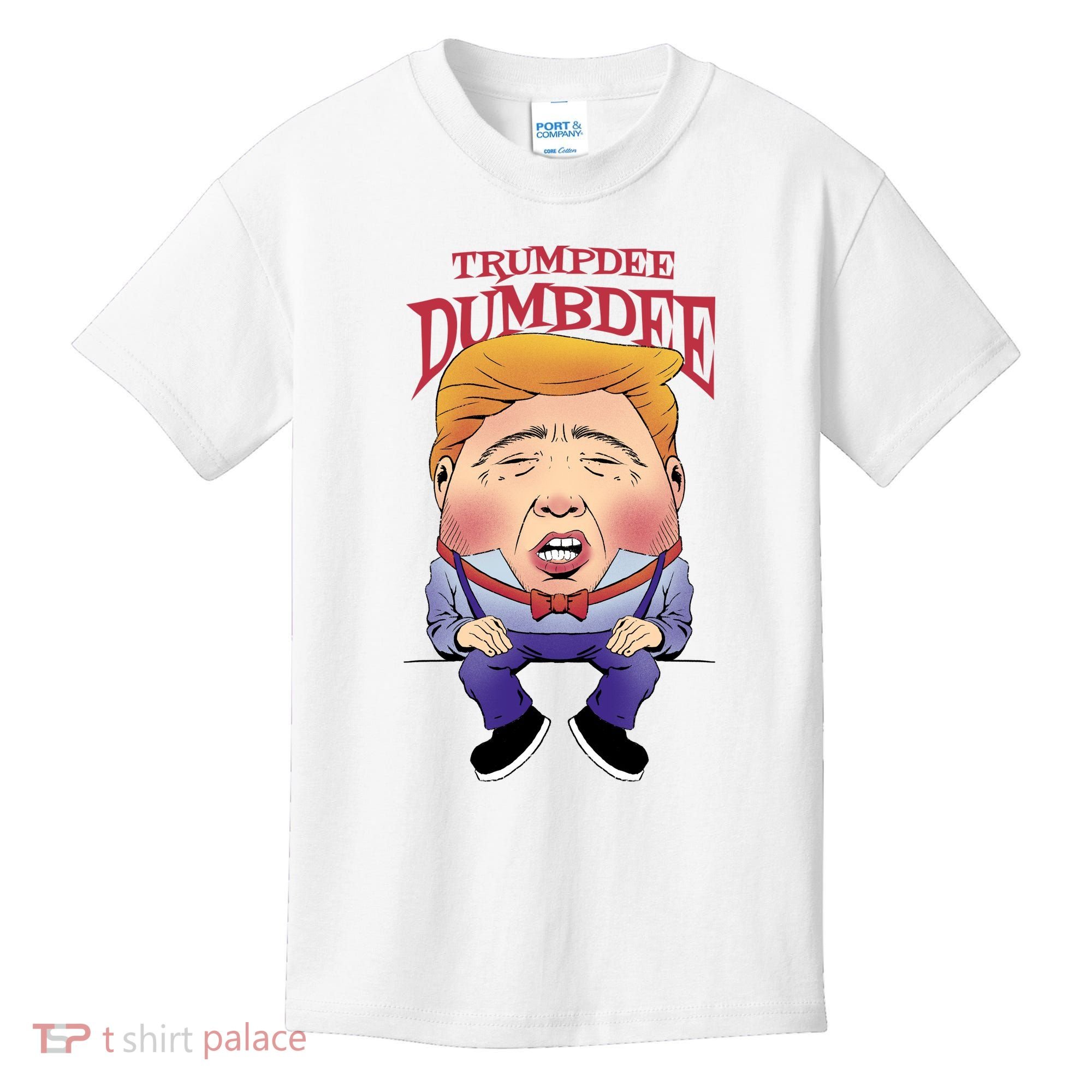 Trumpdee Dumbdee Anti Trump Funny Kids T-Shirt