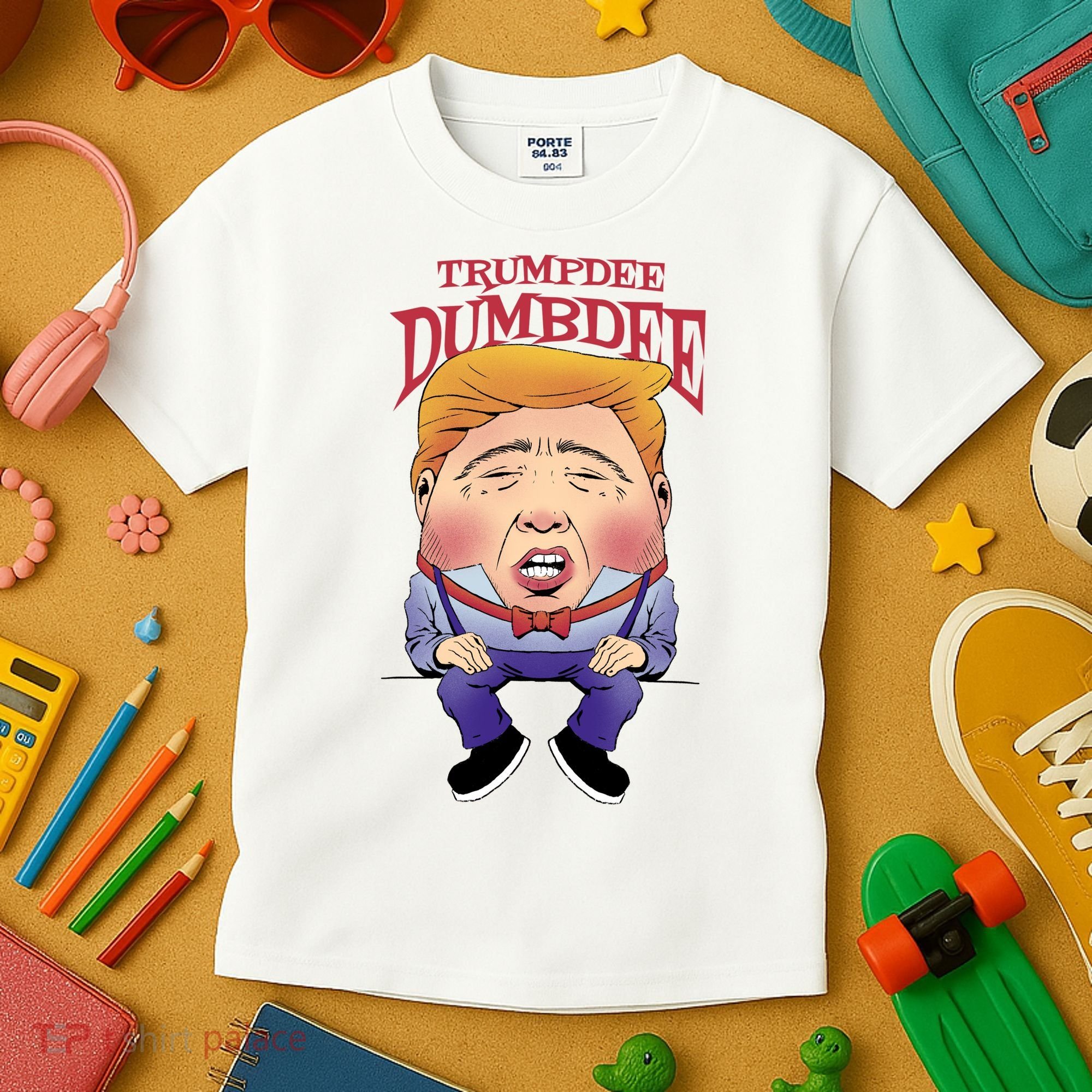Trumpdee Dumbdee Anti Trump Funny Kids T-Shirt