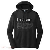 Treason Definition Anti Trump Treason Performance Fleece Hoodie thumb 0