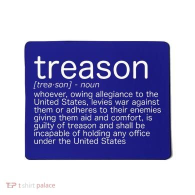 Treason Definition Anti Trump Treason Mousepad