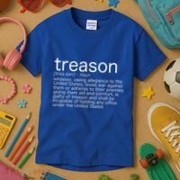 Treason Definition Anti Trump Treason Kids T-Shirt thumb 3