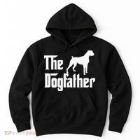The Dogfather Boxer Dog Lover Dad Hoodie thumb 0