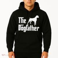 The Dogfather Boxer Dog Lover Dad Hoodie thumb 2
