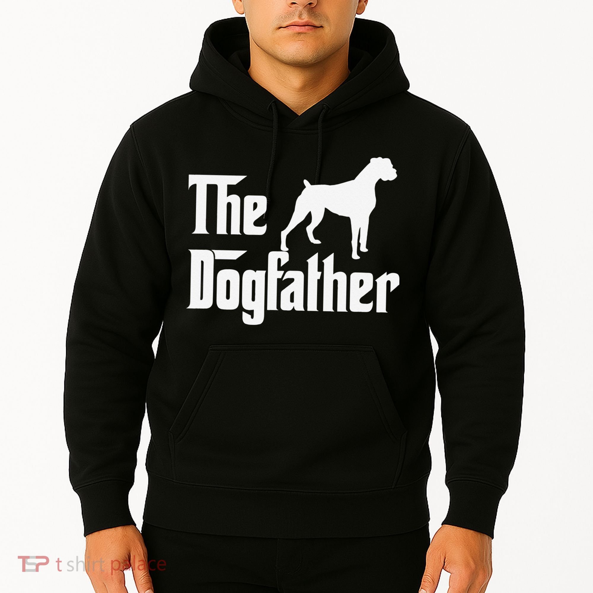 The Dogfather Boxer Dog Lover Dad Hoodie