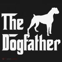 The Dogfather Boxer Dog Lover Dad Long Sleeve Shirt thumb 2
