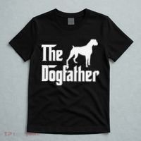 The Dogfather Boxer Dog Lover Dad T-Shirt thumb 5