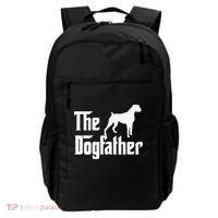 The Dogfather Boxer Dog Lover Dad Backpack thumb 0