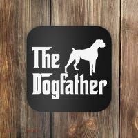 The Dogfather Boxer Dog Lover Dad Coaster thumb 0