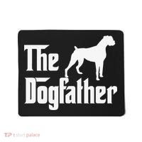 The Dogfather Boxer Dog Lover Dad Mousepad thumb 0