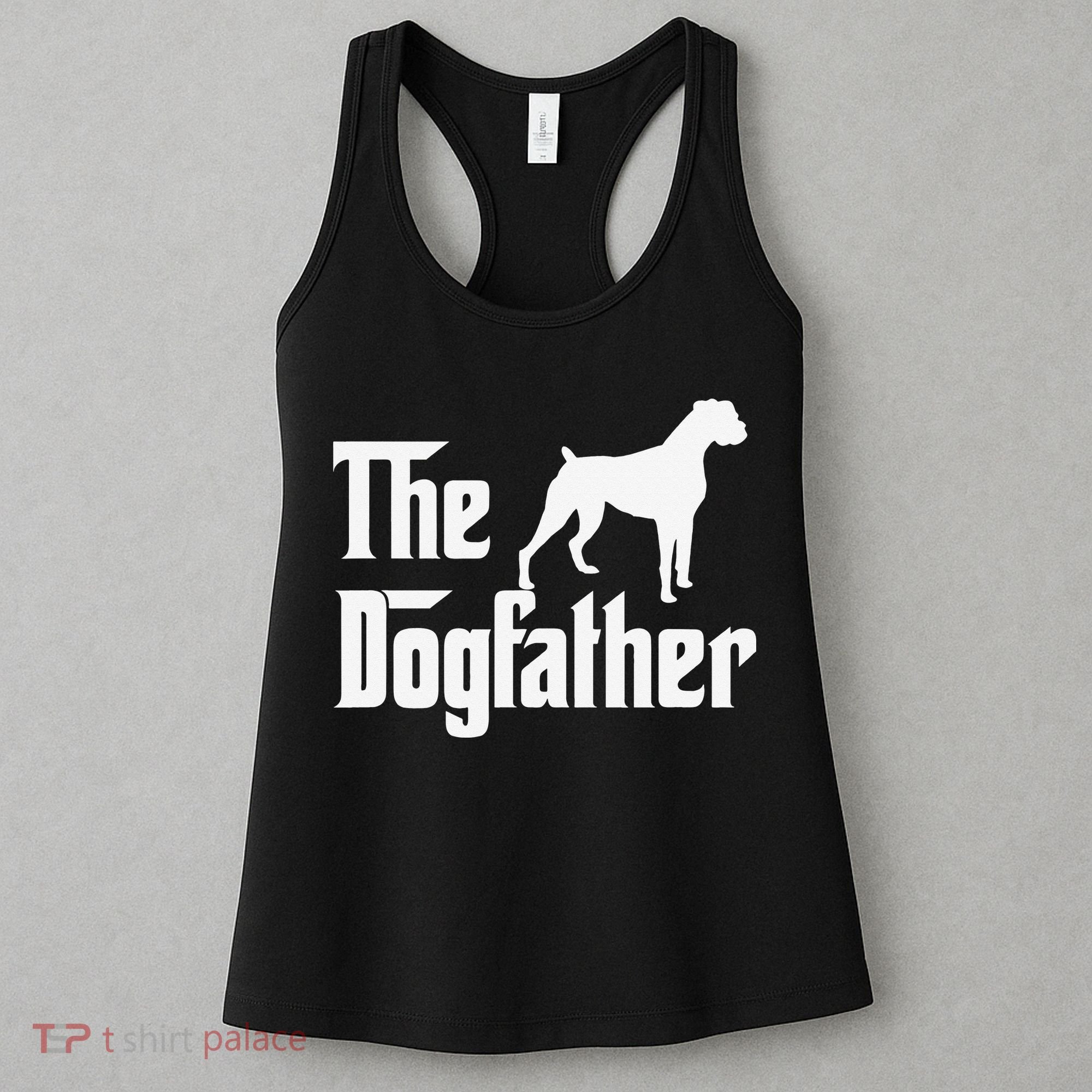 The Dogfather Boxer Dog Lover Dad Women's Tank Top