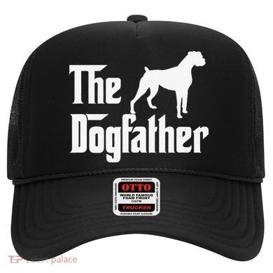 The Dogfather Boxer Dog Lover Dad Hat