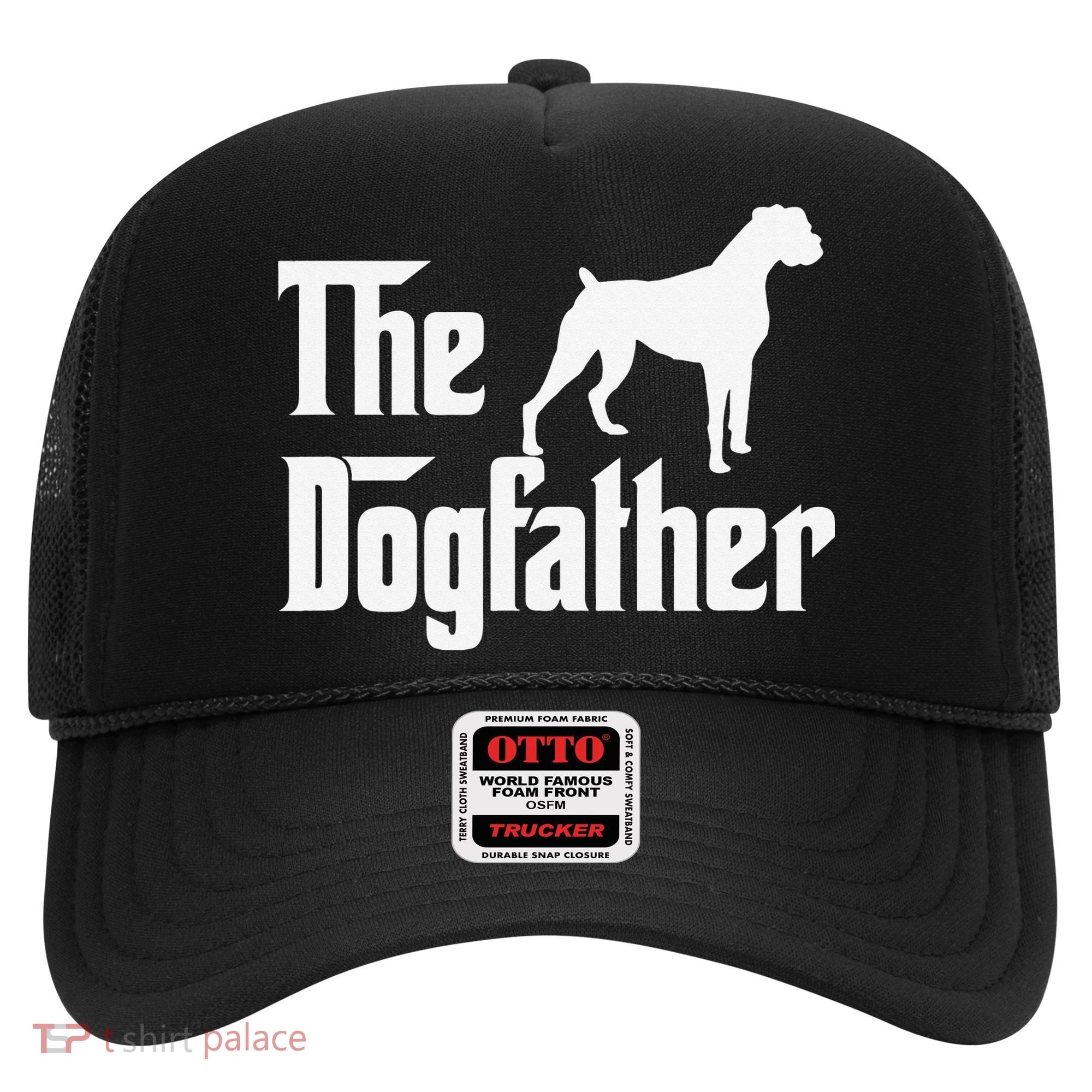 The Dogfather Boxer Dog Lover Dad Hat