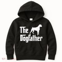 The Dogfather Boxer Dog Lover Dad Kids Hoodie thumb 0
