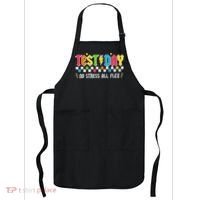 Testing Day Bruh No Stress All Flex Teacher Student Apron thumb 0