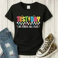 Testing Day Bruh No Stress All Flex Teacher Student Women's T-Shirt thumb 3