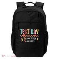 Testing Day Bruh No Stress All Flex Teacher Student Backpack thumb 0